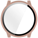 For Garmin Venu 4 41mm Watch Case PC Frame Cover with Tempered Glass Screen Film - Pink - 4