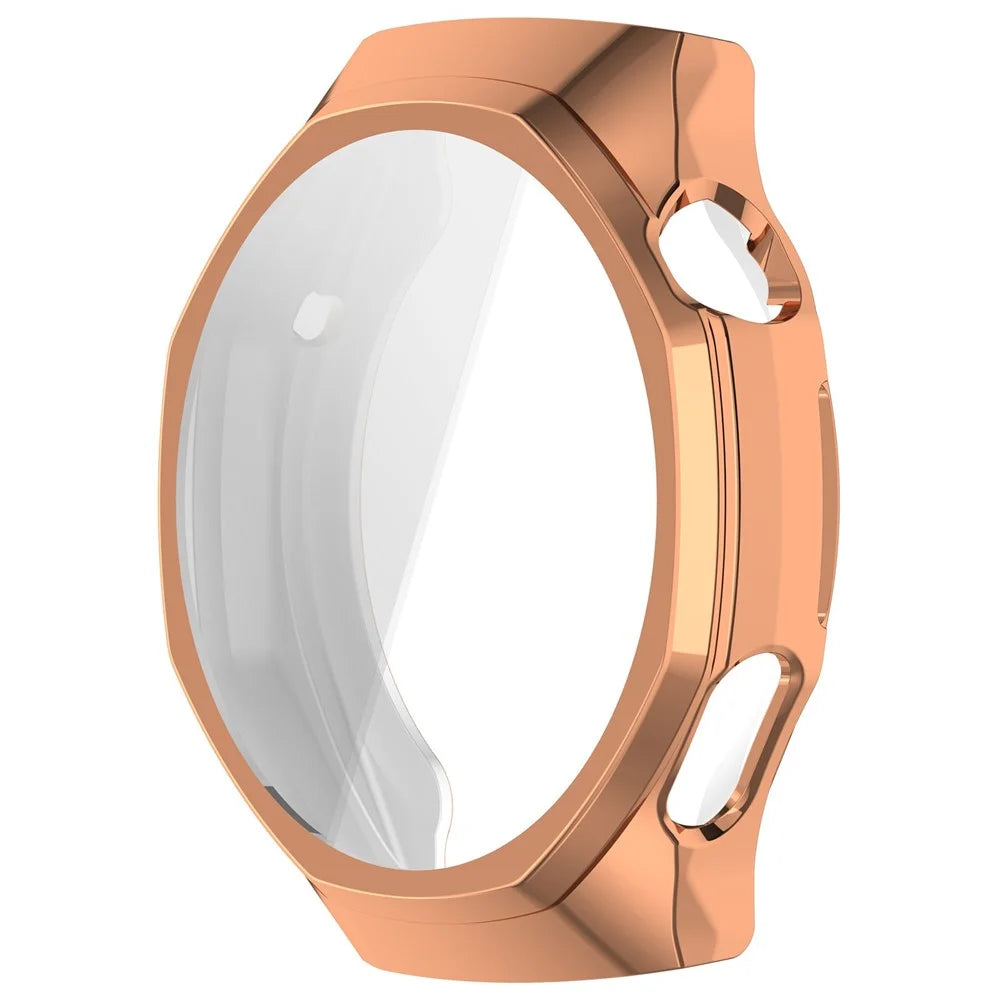 For Huawei Watch GT 6 Pro 46mm Full Coverage TPU Watch Cover Electroplated Protective Case - Rose Gold - 2