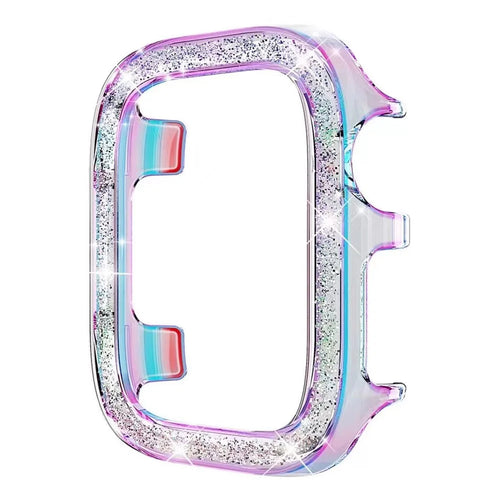 Hard PC Watch Case for Apple Watch SE (2025) / (2023) / (2022) / SE 44mm / Series 6 / 5 / 4 44mm Glitter Design Watch Protector - Multi-color - 1