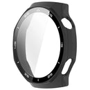 For Huawei Watch GT 6 Pro 46mm Protective Case Integrated Scale Design PC Watch Cover with Tempered Glass Film - Black - 2