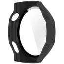 For Huawei Watch GT 6 Pro 46mm Protective Case Integrated Scale Design PC Watch Cover with Tempered Glass Film - Black - 3