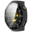 For Huawei Watch GT 6 Pro 46mm Protective Case Integrated Scale Design PC Watch Cover with Tempered Glass Film - Black - 5