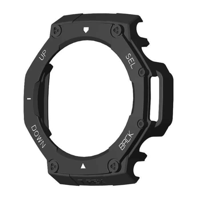 For Huami Amazfit T-Rex 3 Pro 48mm Smartwatch Protective Case Hard PC Cover - Black / White - 1