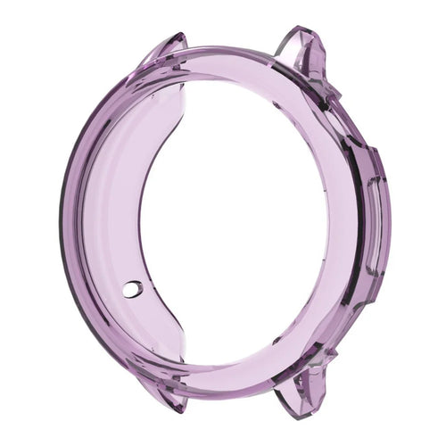 For Oppo Watch X2 Mini Protective Watch Case TPU Hollow Cover - Transparent Purple - 1
