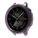 For Oppo Watch X2 Mini Protective Watch Case TPU Hollow Cover - Transparent Purple - 2