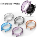 For Oppo Watch X2 Mini Protective Watch Case TPU Hollow Cover - Transparent Purple - 5
