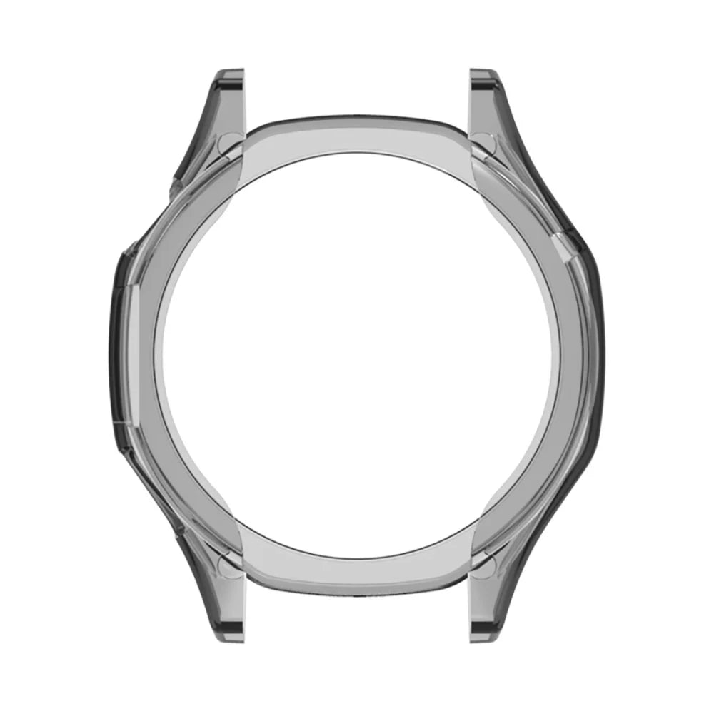 For Huawei Watch GT 6 46mm Protective Watch Case TPU Hollow Cover - Transparent Black - 2