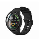 Rubberized PC Frame with Tempered Glass Screen Protector Shell for Xiaomi Mi Watch Color - Black - 2
