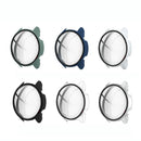Rubberized PC Frame with Tempered Glass Screen Protector Shell for Xiaomi Mi Watch Color - Black - 7