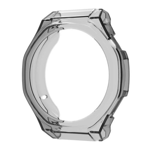 For Honor Watch 5 Ultra Protective Watch Case TPU Hollow Cover - Transparent Black - 1