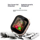 For Cosmo JrTrack 3 Kids Smart Watch Hard PC Watch Protective Case with Tempered Glass Film - Black - 5