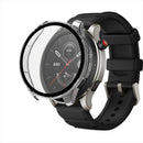 For Huami Amazfit GTR 4 46mm / 4 Pro 46mm Hard PC Watch Protective Case with Tempered Glass Film - Black - 2