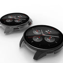 For Huami Amazfit GTR 4 46mm / 4 Pro 46mm Hard PC Watch Protective Case with Tempered Glass Film - Black - 7
