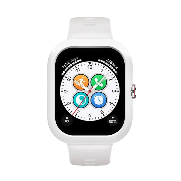 For Honor Choice Haylou Watch Protective Case Shockproof Scratch Resistant Silicone Cover - White - 5