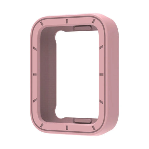 For Xiaomi Smart Band 9 Pro TPU Case Hollow Protective Frame Watch Cover - Pink - 1