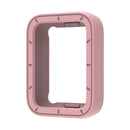 For Xiaomi Smart Band 9 Pro TPU Case Hollow Protective Frame Watch Cover - Pink - 1