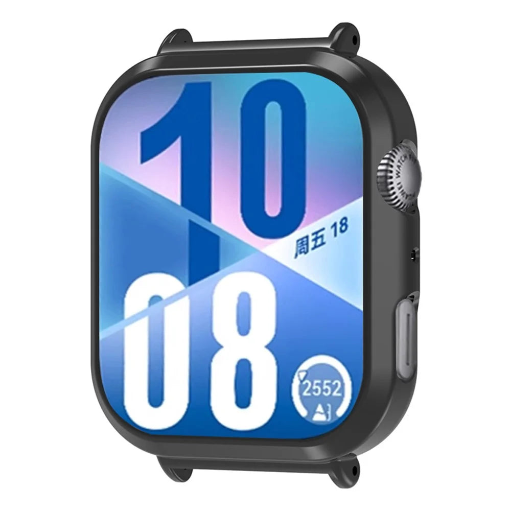 For Huawei Watch Fit 4 Pro Watch Case Hollow PC Watch Protective Cover - Black - 1