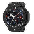 For Huami Amazfit T-Rex 3 Pro 48mm Watch Case Anti Scratch Armor Design Sanded Hard PC Watch Protective Cover - Black+White - 4