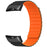 Replacement Strap for Garmin Forerunner 45S / Forerunner 45 / Swim 2 Magnetic Silicone Watch Band - Black+Orange - 1