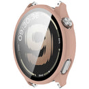 For Oppo Watch S Hard PC Watch Protective Case with Tempered Glass Film - Pink - 5