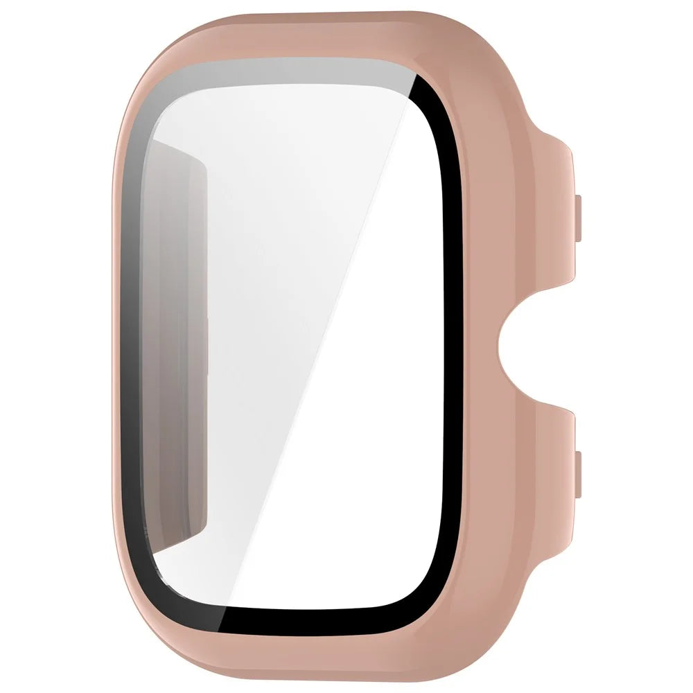 For vivo Watch GT 2 / iQOO Watch GT 2 Hard PC Watch Protective Case with Tempered Glass Film - Pink - 2