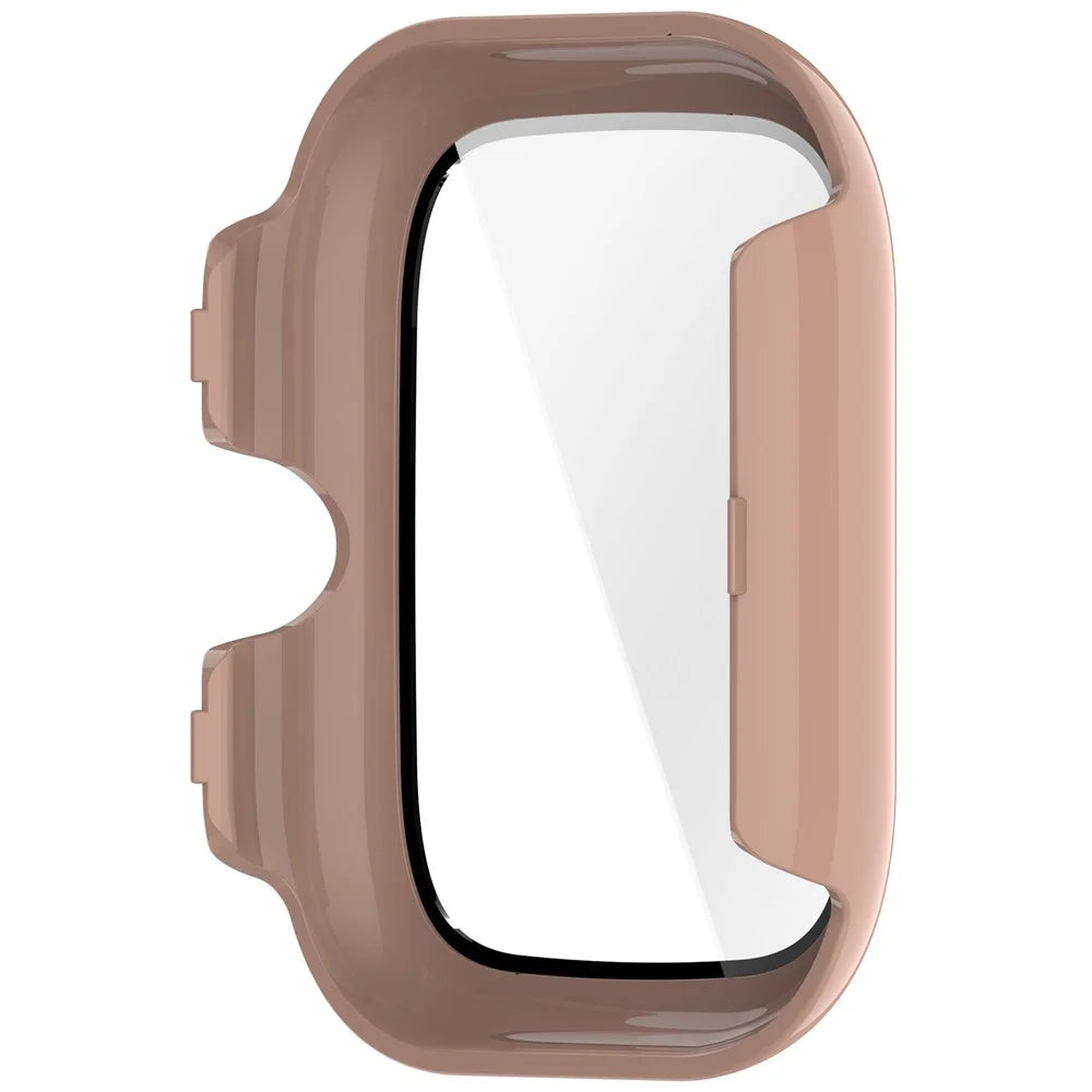 For vivo Watch GT 2 / iQOO Watch GT 2 Hard PC Watch Protective Case with Tempered Glass Film - Pink - 3