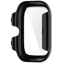 For vivo Watch GT 2 / iQOO Watch GT 2 Case PC Frame Watch Cover with Tempered Glass Screen Film - Black - 3