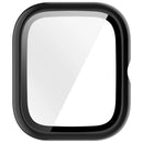 For vivo Watch GT 2 / iQOO Watch GT 2 Case PC Frame Watch Cover with Tempered Glass Screen Film - Black - 4