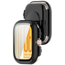 For vivo Watch GT 2 / iQOO Watch GT 2 Case PC Frame Watch Cover with Tempered Glass Screen Film - Black - 6