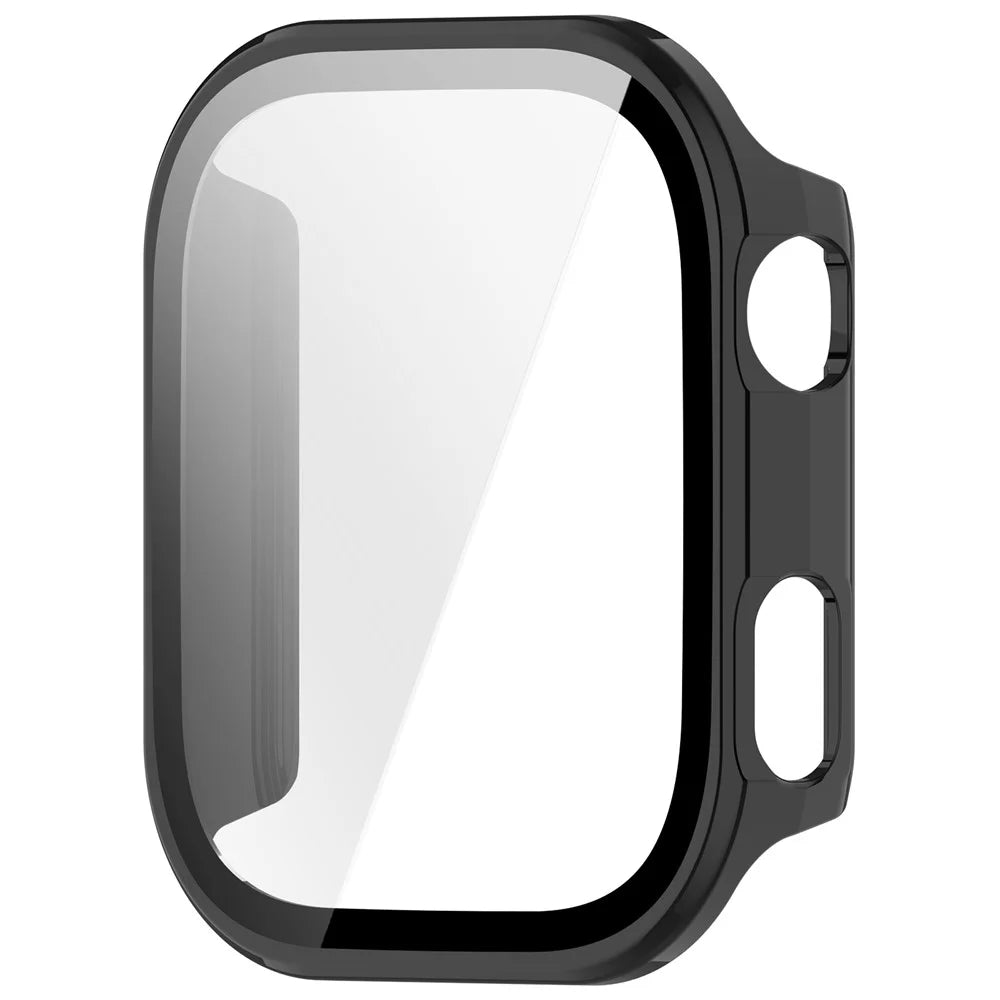For Xiaomi Redmi Watch 6 Hard PC Watch Protective Case with Tempered Glass Film - Black - 2