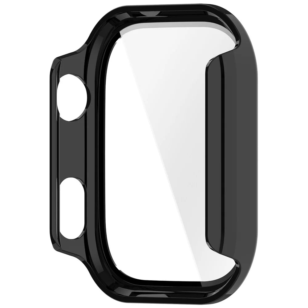 For Xiaomi Redmi Watch 6 Hard PC Watch Protective Case with Tempered Glass Film - Black - 3