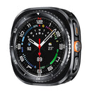 For Samsung Galaxy Watch Ultra (2025) 47mm / Ultra 47mm Case Transfer to Samsung Galaxy Watch8 Classic 46mm Gear Pattern Zinc Alloy + PC Watch Protective Cover - Black + White - 3