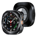 For Samsung Galaxy Watch Ultra (2025) 47mm / Ultra 47mm Case Transfer to Samsung Galaxy Watch8 Classic 46mm Gear Pattern Zinc Alloy + PC Watch Protective Cover - Black + White - 5