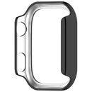 For Xiaomi Redmi Watch 6 Protective Case Hollow Design Hard PC Rhinestone Decor Cover - Electroplated Black - 3
