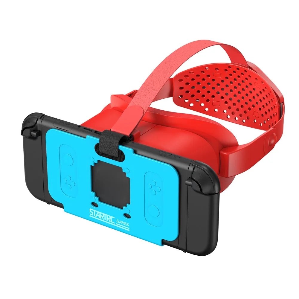 STARTRC GAMES VR Headset for Nintendo Switch 2 Immersive Gaming Experience VR Glasses Ergonomic - Red Blue - 1