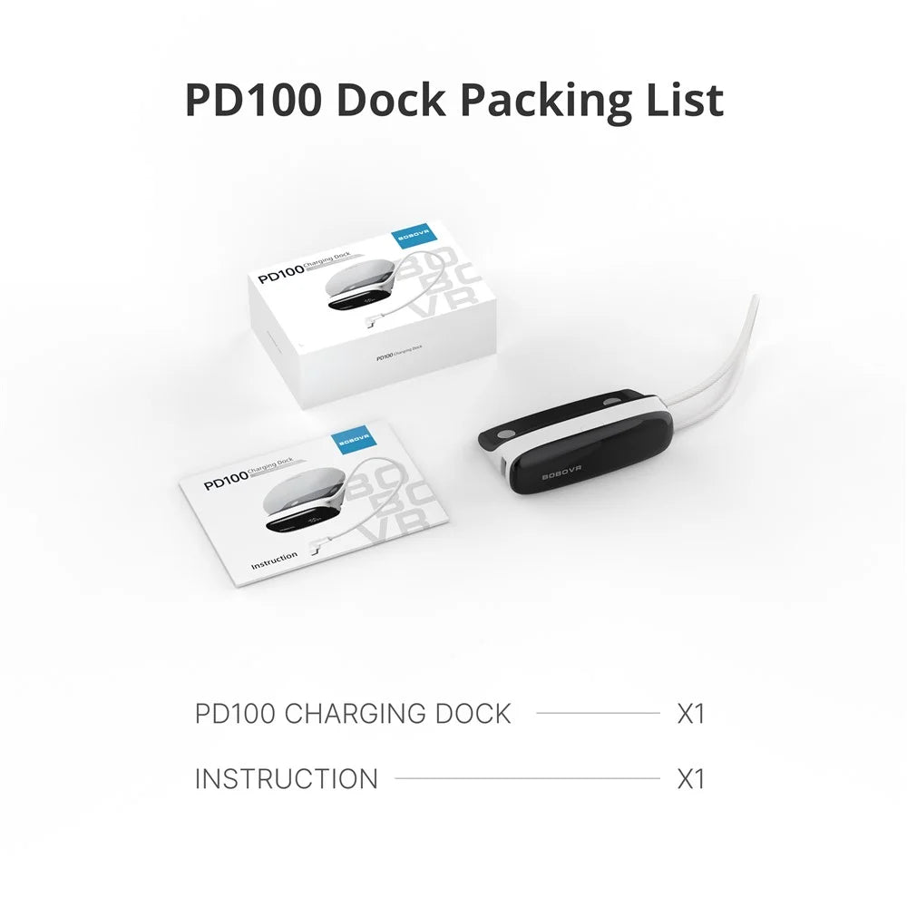 BOBOVR PD100 30W Fast Charging Hub for BOBOVR B100 Battery Pack Expansion Dock Built-in USB-C Cable - 6