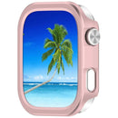 For Xiaomi Redmi Watch 6 Watch Case Hollow Design Hard PC Protective Cover - Rose Pink - 3