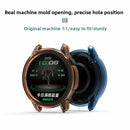 For Oppo Watch S Protective Watch Case TPU Hollow Cover - Transparent Orange - 2