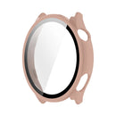 ENKAY HAT PRINCE For Oppo Watch S Watch Case   Rubberized Hard PC Cover with Tempered Glass - Pink - 2
