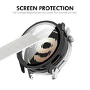ENKAY HAT PRINCE For Oppo Watch S Watch Case   Rubberized Hard PC Cover with Tempered Glass - Pink - 5