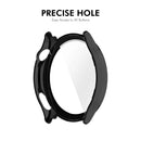 ENKAY HAT PRINCE For Oppo Watch S Watch Case   Rubberized Hard PC Cover with Tempered Glass - Pink - 6