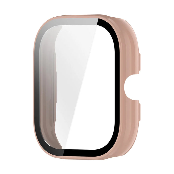 ENKAY HAT PRINCE For Honor Watch X5 Watch Case   Rubberized Hard PC Cover with Tempered Glass - Pink - 2
