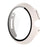 ENKAY HAT PRINCE For Google Pixel Watch 4 45mm Watch Case   Rubberized Hard PC Cover with Tempered Glass - White - 2