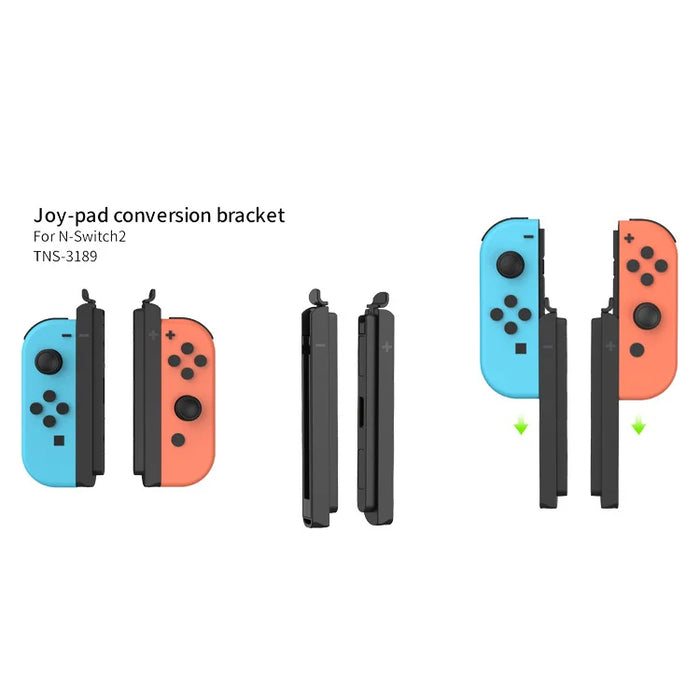 DOBE TNS-3189 2Pcs For Nintendo Switch to Switch 2 Controller Converter Magnetic Connection Charging Compatible Adapter - Black - 5