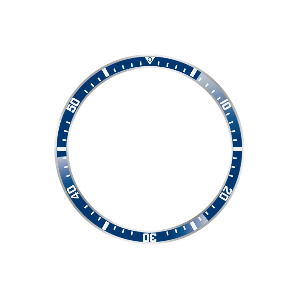 For Huawei Watch GT 6 Pro 46mm Bezel Ring Anti Scratch Aluminum Alloy Adhesive Cover - Blue  /  White Characters - 2