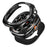 For Samsung Galaxy Watch7 44mm Watch Case Aluminum Alloy + PC Protective Cover - Black / White - 1