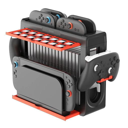 IPEGA PG-SW2027W Multi-Function Storage Stand for Nintendo Switch 2 Pro Controller Joypad Organizer / Game Card Holder - 1
