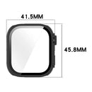 For Xiaomi Redmi Watch 6 Integrated Watch Case Transfer to Ultra 3 Hard PC + Screen Protector Watch Protector - Black - 5