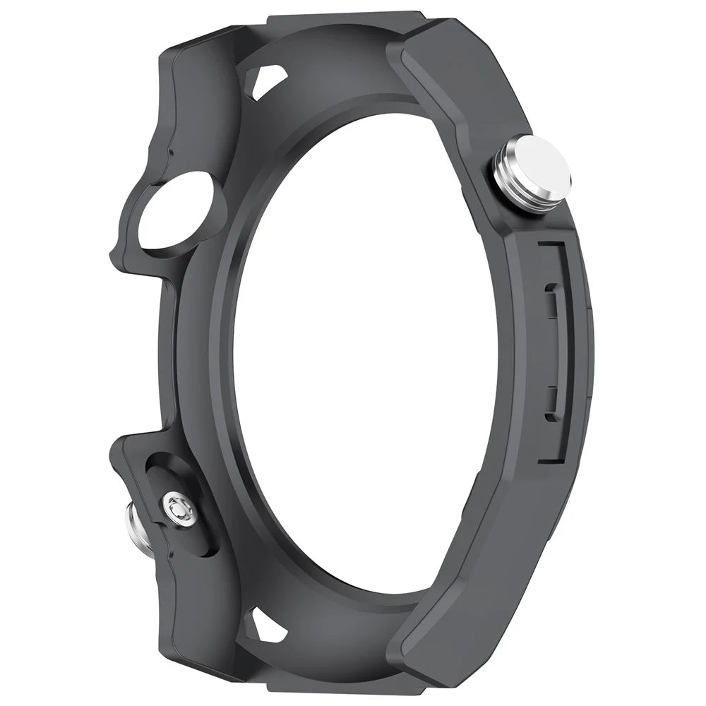 For Huawei Watch 5 46mm Protective Case High-End Anti-Drop PC Watch Frame - Black - 5