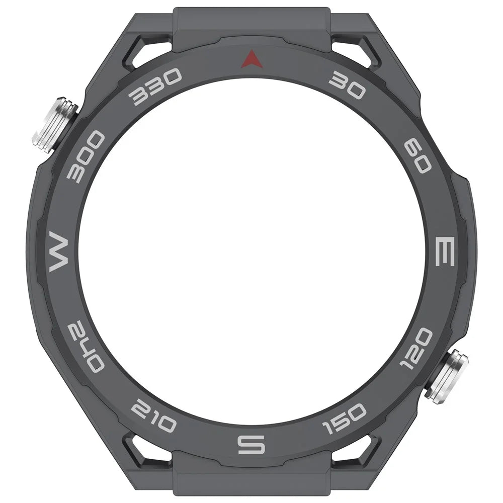 For Huawei Watch 5 46mm Protective Case High-End Anti-Drop PC Watch Frame - Black - 6